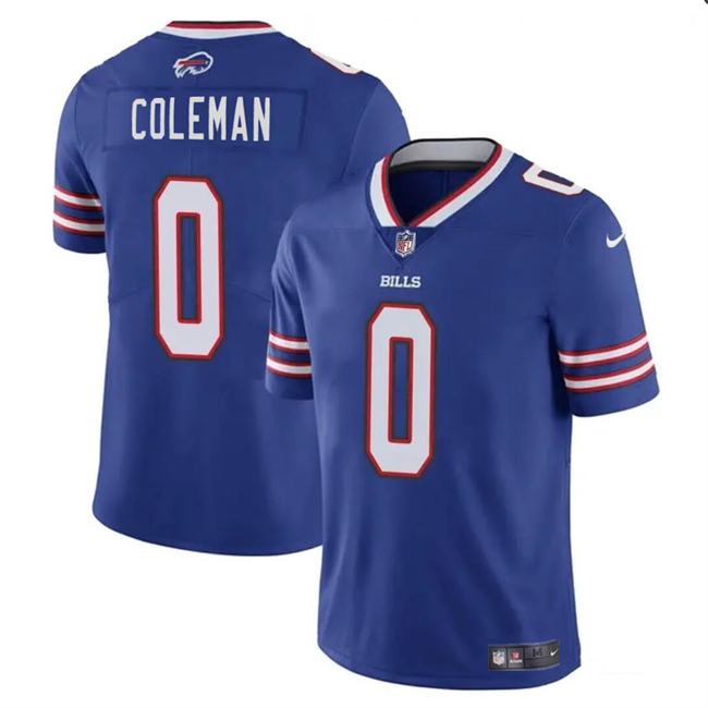 Youth Buffalo Bills #0 Keon Coleman Blue 2024 Draft Vapor Untouchable Limited Football Stitched Jersey